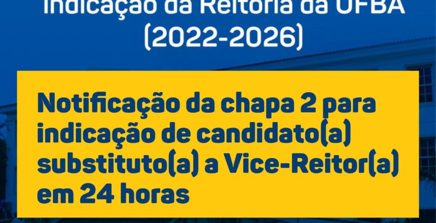CARD COMISSAO ELEITORAL NOTIFICACAO CHAPA 2