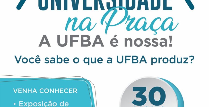 CARTAZ UNIVERSIDADE NA PRAÇA