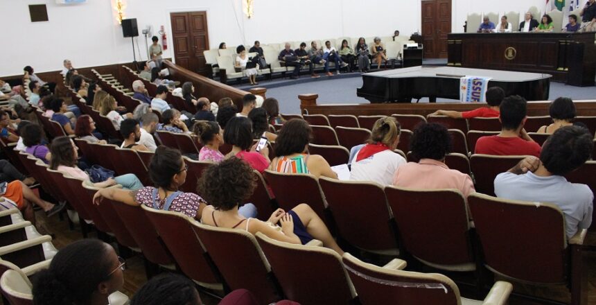 Reitoria na aula inaugural
