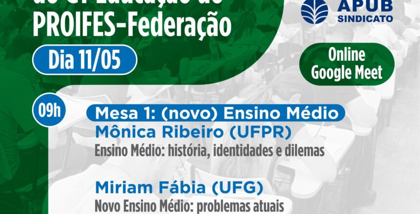 card Seminario GT Educação PROIFES