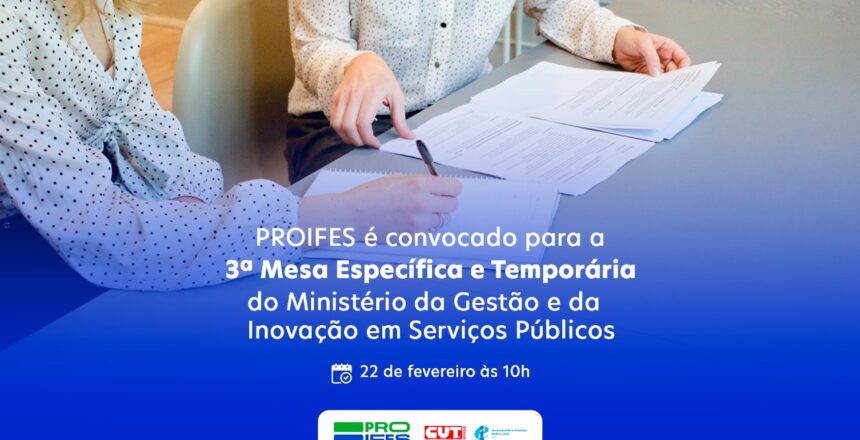 proifes- mesa de negociação