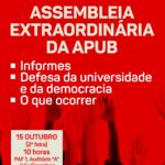 CARTAZ ASSEMBLEIA GERAL 15 DE OUTUBRO