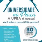 CARTAZ UNIVERSIDADE NA PRAÇA
