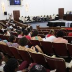 Reitoria na aula inaugural