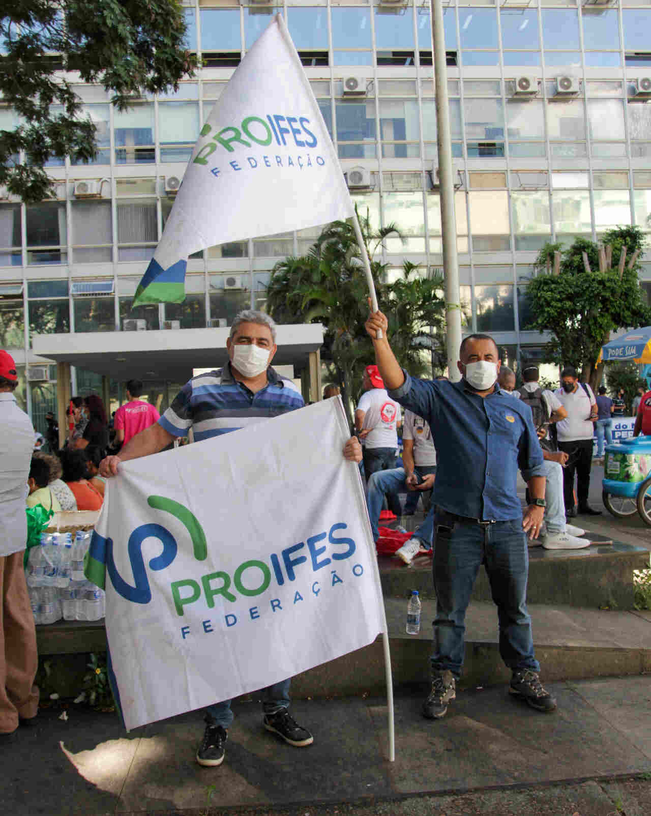 Em Brasília, PROIFES participa de manifestação de servidores federais por recomposição salarial